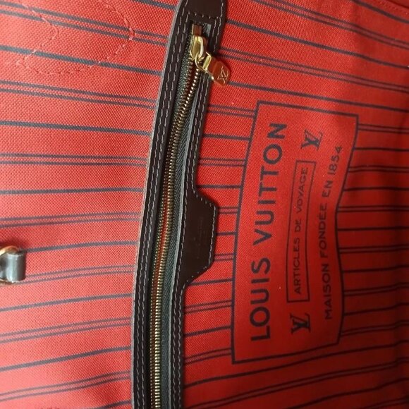 LOUIS VUITTON NEVERFULL DAMIER EBENE MM - Picture 5 of 8